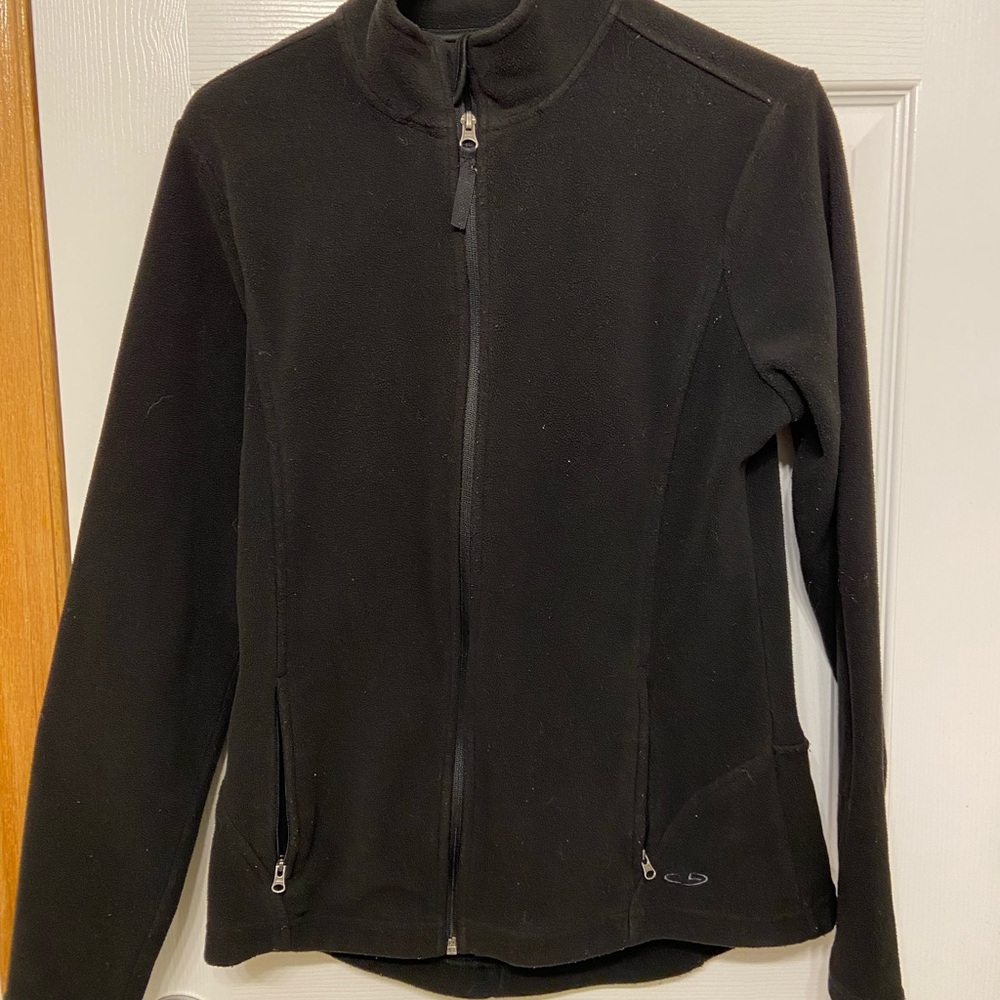 Women's Medium Champion Black Fleece Jacket